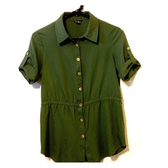 Guess military style blouse - Picture 1 of 4